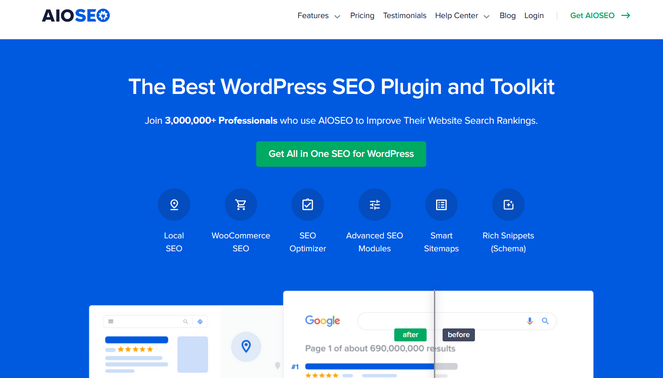 All in One SEO (AIOSEO) homepage - Blog Tyrant All in One SEO (AIOSEO) homepage
