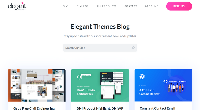 Elegant Themes Blog