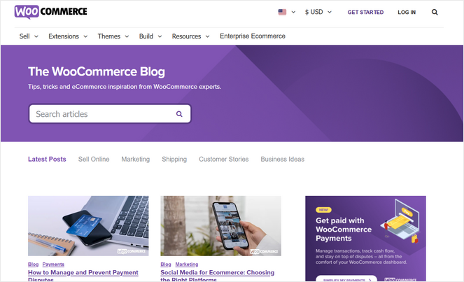 WooCommerce Blog