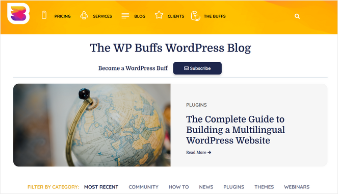 The WP Buffs WordPress Blog