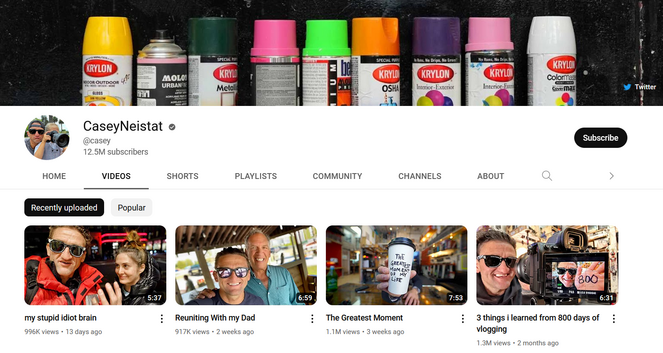 Casey Neistat - example of a vlog - Blog Tyrant Casey Neistat - example of a vlog