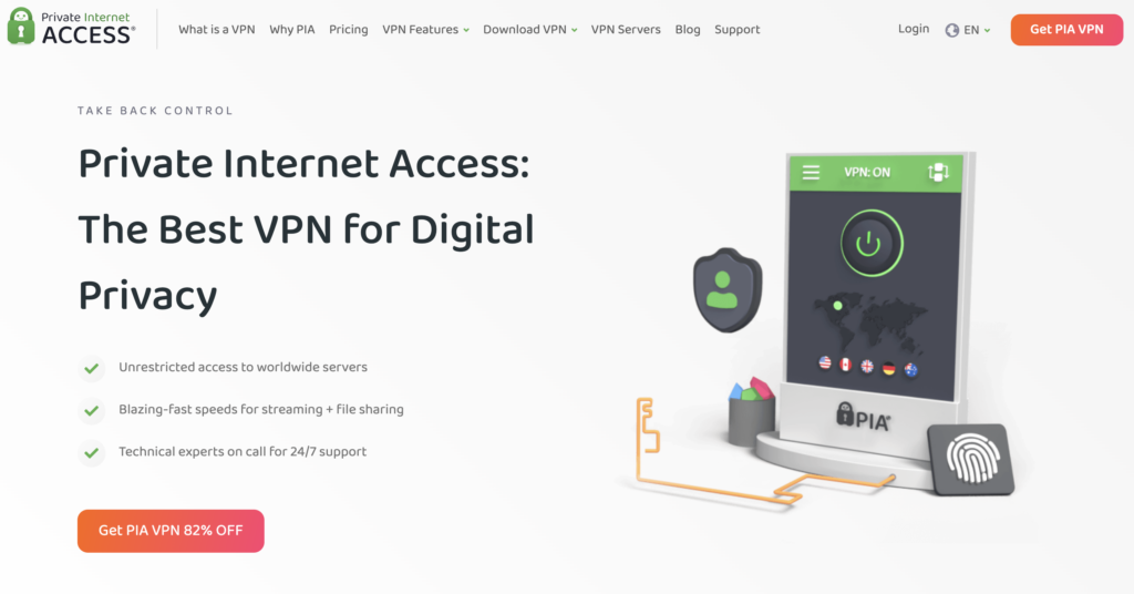 private internet access pia vpn.