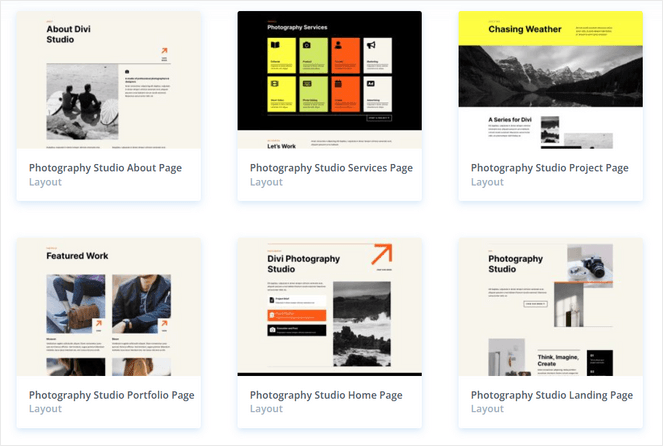 Divi photography site layouts - Blog Tyrant Divi photography site layouts